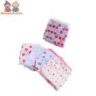 Распродажа, 6 шт.лот, новое детское нижнее белье ярких цветов из 100% хлопка с мультяшным принтом, трусики для От 2 до 12 лет, малышей