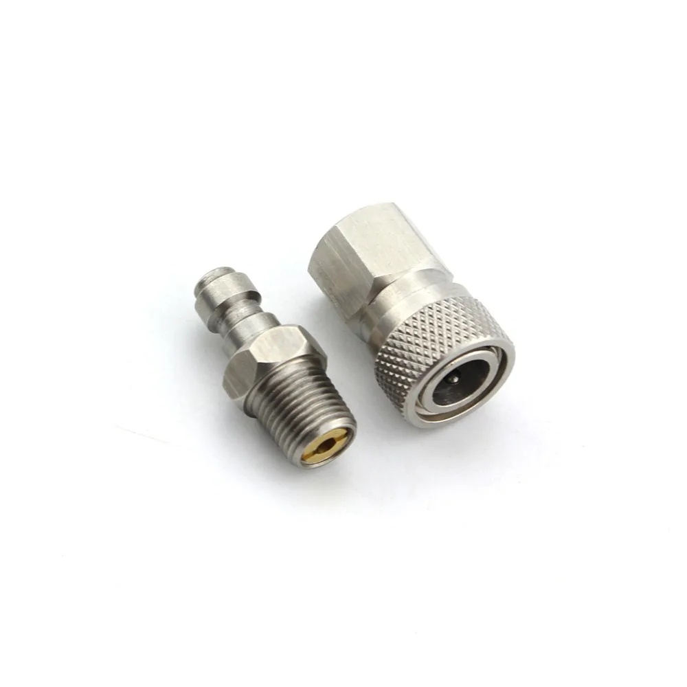 Пейнтбол PCP Airforce Нержавеющая сталь 1/8NPT штекер Женский Quick Disconnect муфта разъем