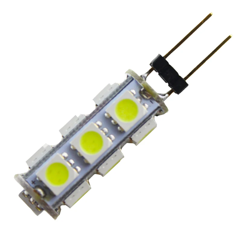 TraceBest 4 шт. белый G4 13 SMD светодиодный 5050 AC/DC 12V RV морской катер Camper светильник лампы