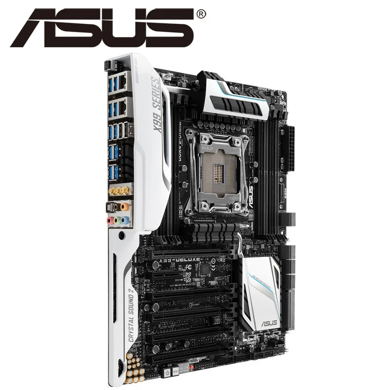 Asus X99 DELUXE/USB3.1 настольная материнская плата Socket LGA 2011 V3 i7 X DDR4 128G ATX UEFI BIOS