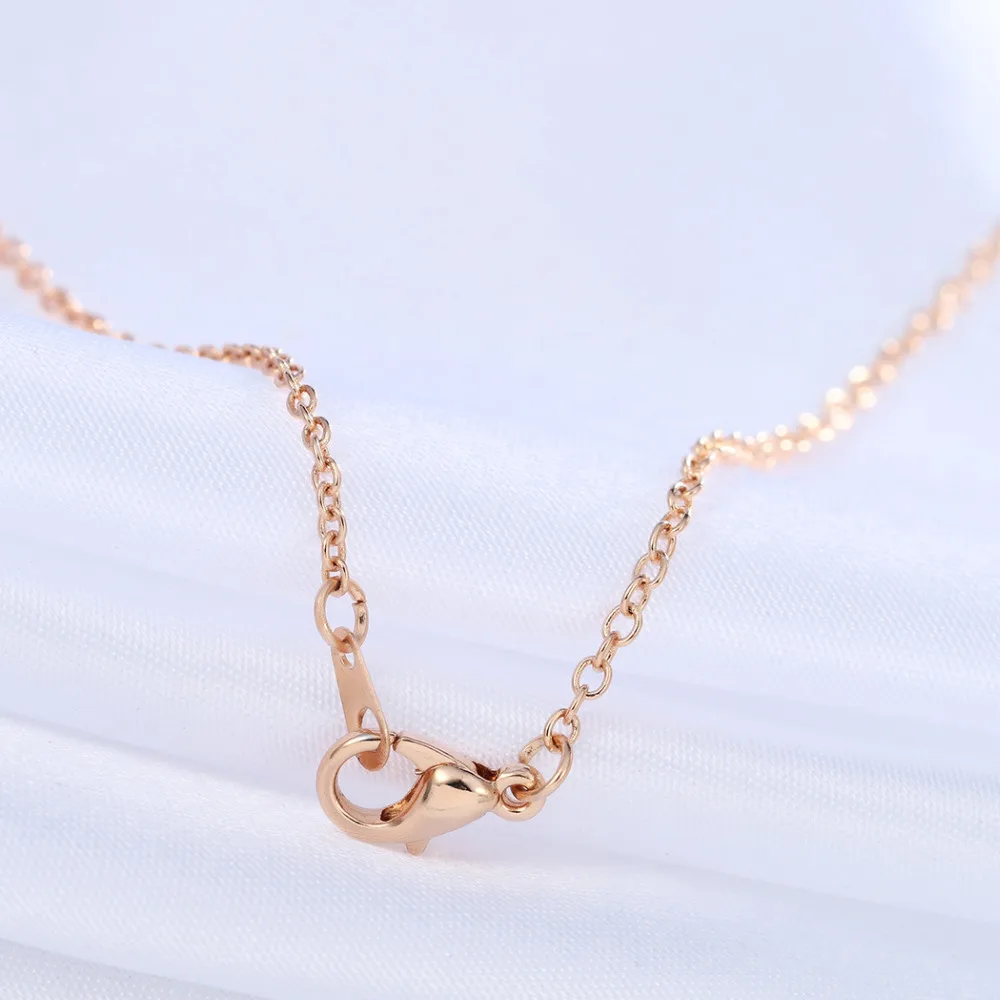 Изящное ожерелье Kinitial с изображением оленя кулон голова Женское Ожерелье