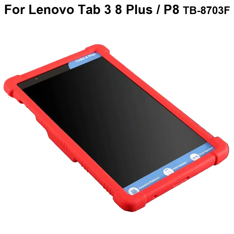 Силиконовый чехол для Lenovo Tab 3 8 Plus P8 Cover Tab3 TB-8703 | Компьютеры и офис