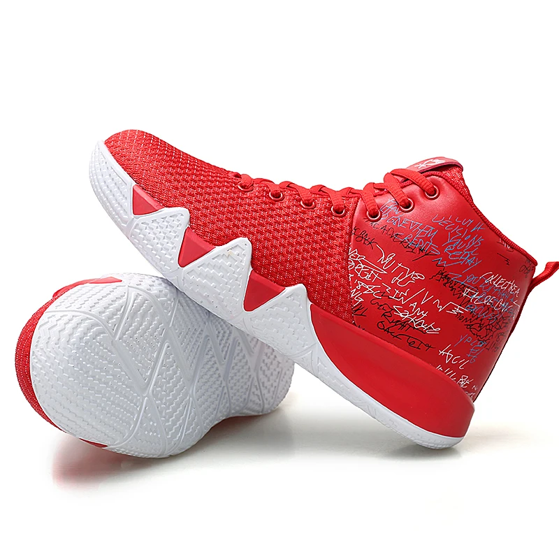 Амортизирующие кроссовки для баскетбола 2019 популярные высокие фиолетовые и