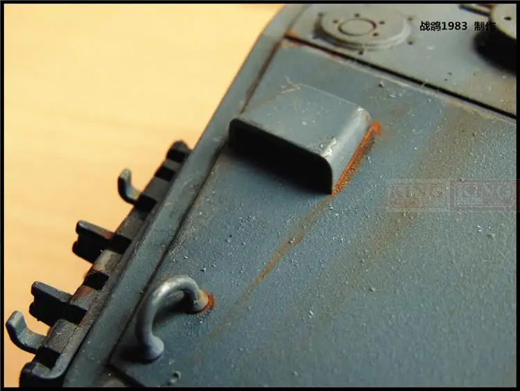KNL хобби 1:16 HENG длинный пульт дистанционного управления Танк модель Tiger 2RC литейное Тяжелое покрытие краски, чтобы сделать старое обновление