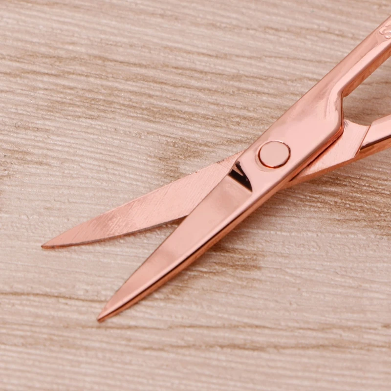 Нержавеющая сталь Макияж Ножницы Для Стрижки бровей резак для удаления ресниц
