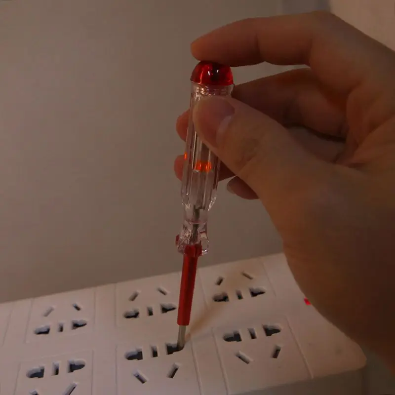 AC 100-500V карманная ручка-датчик напряжения детектор Отвертка с тестером клип тест