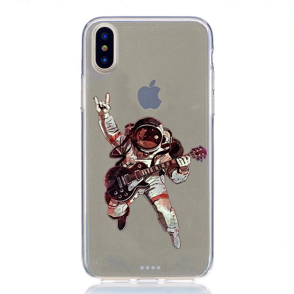 Чехол для iPhone X xs max xr 6 6s 7 8 plus funda силиконовый мягкий Радужный Единорог Стич милый