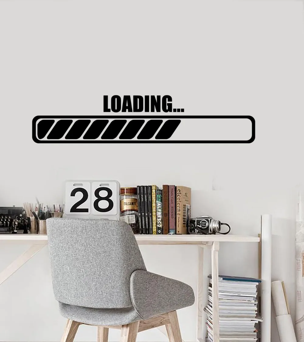 Игровая Наклейка на стену для ноутбука наклейки с котировкой игровой комнаты