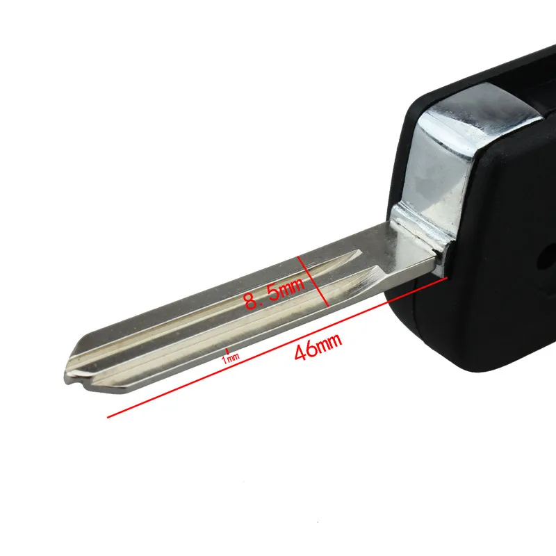 2 кнопки Новый Стиль чехол для дистанционного ключа от машины Fob Nissan Qashqai primera Micra