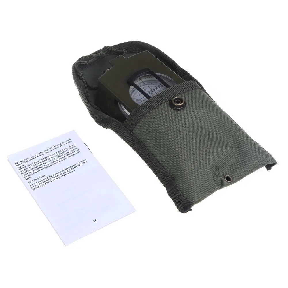 Портативный военный армейский геологический линзатический компас