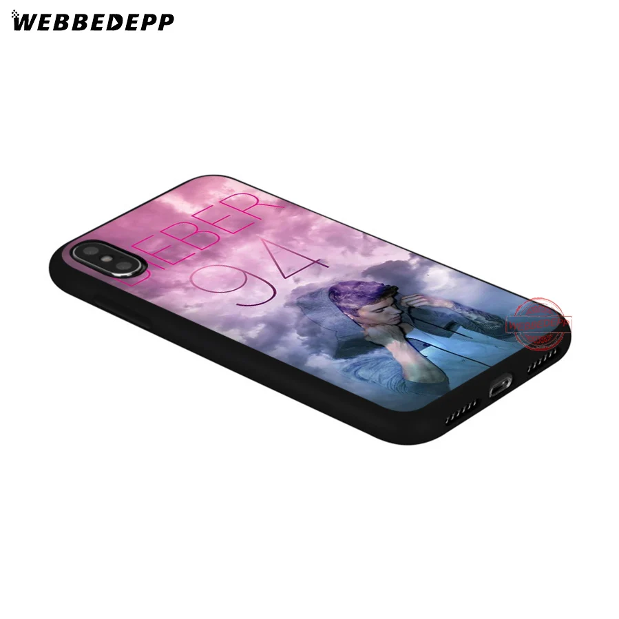 WEBBEDEPP Джастин Бибер Универсальный супер мягкий силиконовый чехол для iPhone 8 7 6S 6 Plus