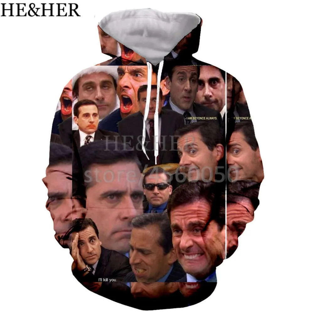 Many Faces Of Michael hoodie men/women 3D print hoodies sweatshirts casual Harajuku style streetwear tops | Мужская одежда