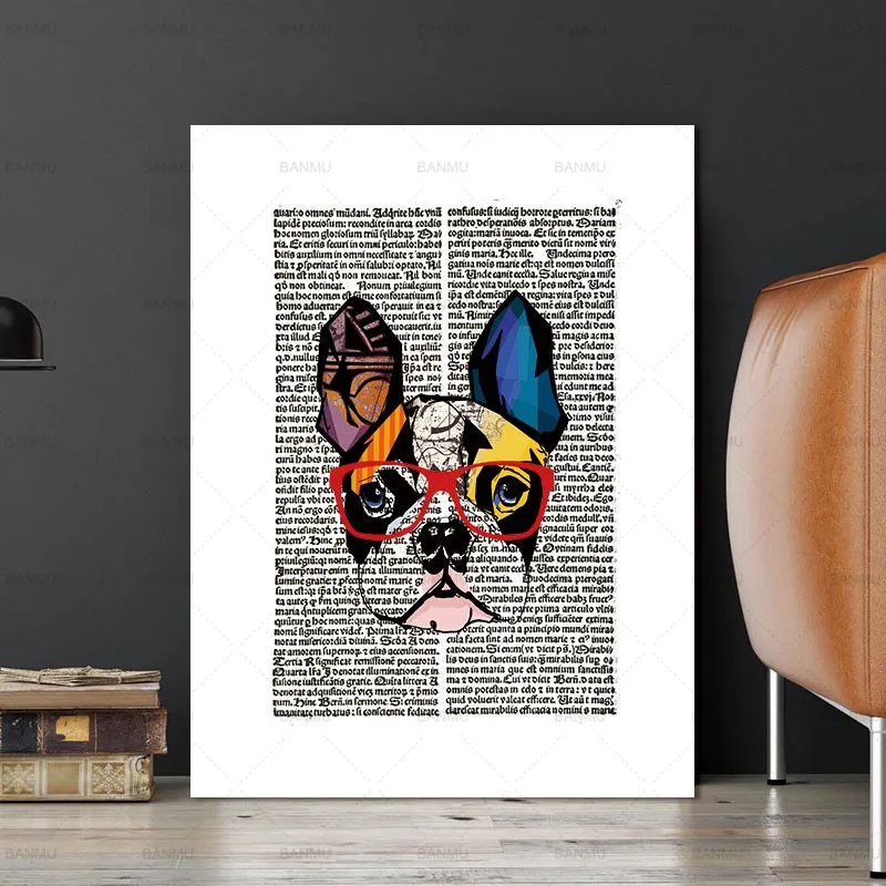 Скандинавские животные Джентльмен кошка газета винтажный словарь