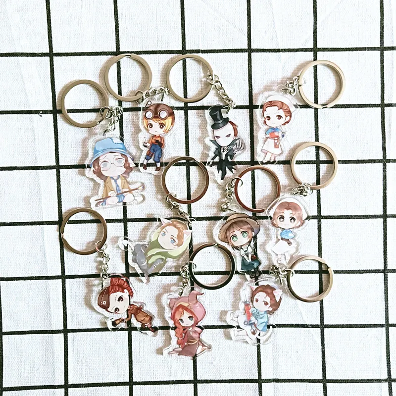 Игровой брелок персонаж V Jack ВВС доктор садовник милый акриловый аниме llaveros para