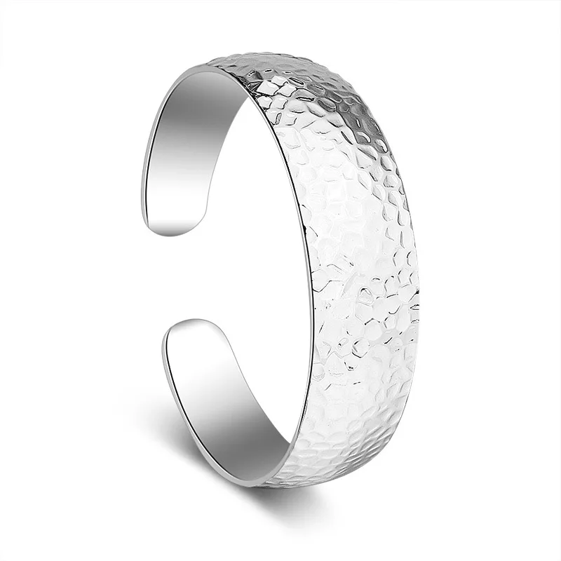 

925 sterling silver fashion simple design ladies bangle jewelry no fade women wholesale birthday gift anti allergy