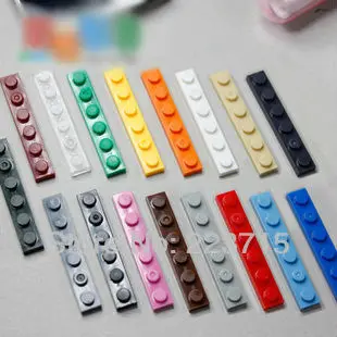 

Free Shipping!3666 50pcs*Plate 1x6* DIY enlighten block bricks,Compatible With Assembles Particles