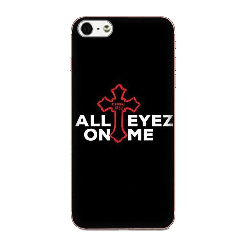 Чехол для Apple iPhone 4 4S 5 5C 5S SE 6 6S 7 8 Plus X XS Max XR All Eyez On Me 2pac Tupac Shakur|Чехлы-накладки| |