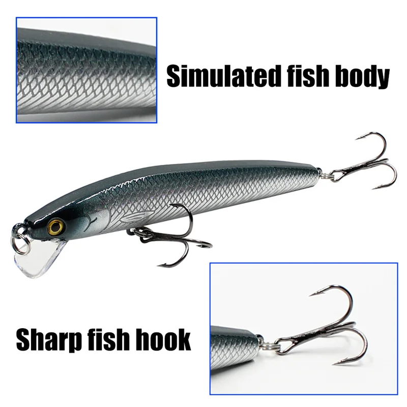 YUEWINS новые рыболовные приманки Minnow приманка искусственная 9 5 см г Crankbait воблеры