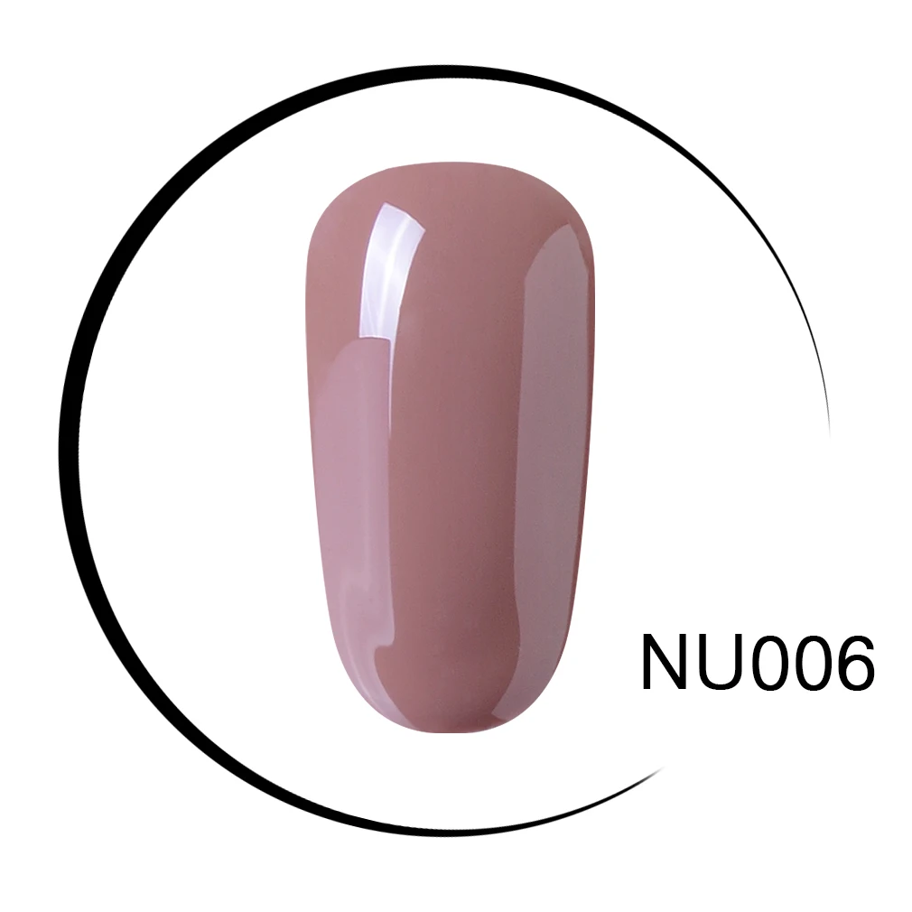 NU006 Elite99 Гель-лак замачиваемый УФ светодиодный Гель-лак для ногтей Базовое покрытие 10 мл розовый оранжевый светодиодный лак для ногтей УФ-отверждение Гель-лак - Цвет: NU006