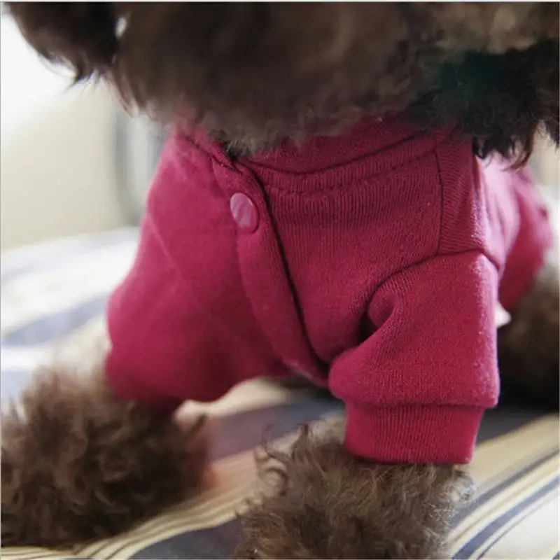 Warm Dog Clothes Winter Soft Cotton Sweater Clothing Puppy Coats For Small Dogs Chihuahua Christmas pet costume | Дом и сад