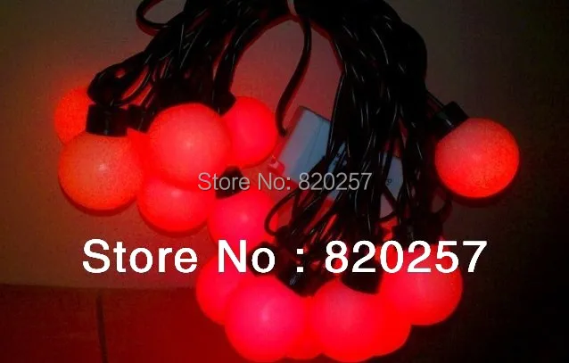 Бесплатная доставка 5 м струны с 20 шт. шарисветильник 4 см IP44 220 В|ball string|lighting balls