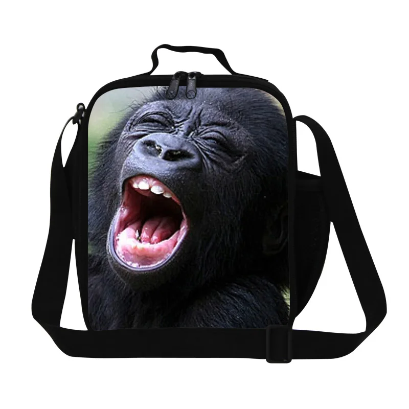 Dispalang орангутанг печатная Детская сумка для обеда с неопреновой изоляцией