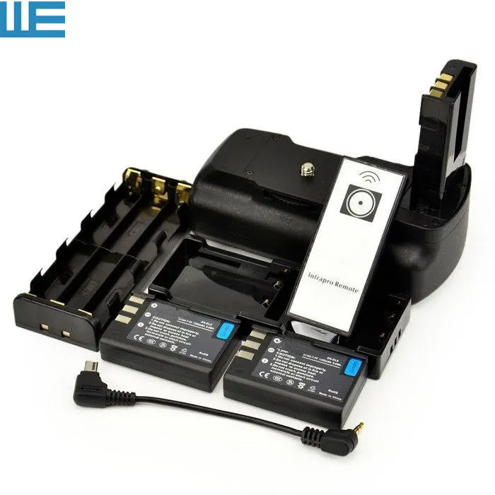 Батарейный блок с ИК пультом дистанционного управления батарейка ENEL9 для Nikon D5000 D3000 D40 D40X D60 2 шт. камер D60.|battery