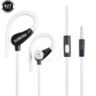 Проводные наушники, наушники 3,5 мм, стерео наушники с крючком, басовая гарнитура для телефона, спортивные наушники, 1 шт.