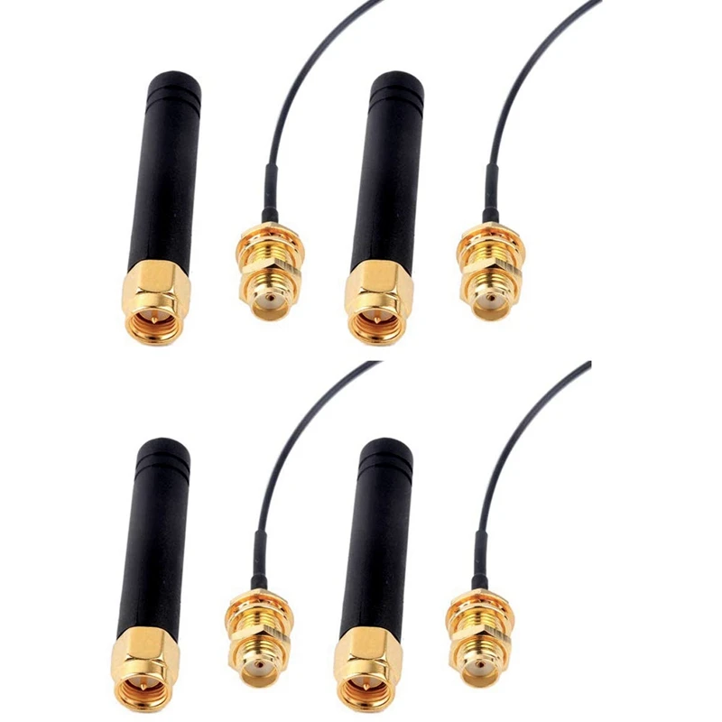 4 шт. для Lora антенны 868 915 МГц U.Fl Ipex к Sma разъем Пигтейл/провод 3Dbi Wi Fi Esp32 Модуль и