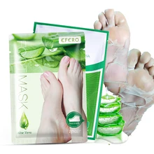2 упаковки EFERO алоэ Exfolianting отбеливающая маска для пилинга ступней педикюра носки Маска Уход за ногами Маска пилинг ступней носки