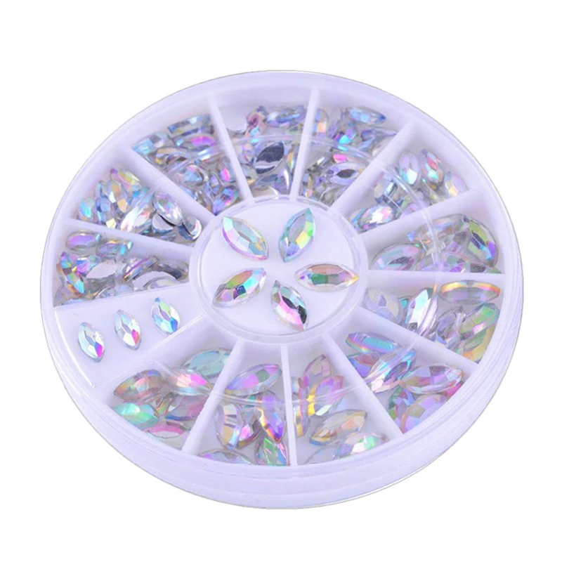 

Horse Eyes Design Crystal Stone Nail Wheel Women Make Up Decoration Nail Art Charm DIY Nail Polish Rhinestones For Nails Tips