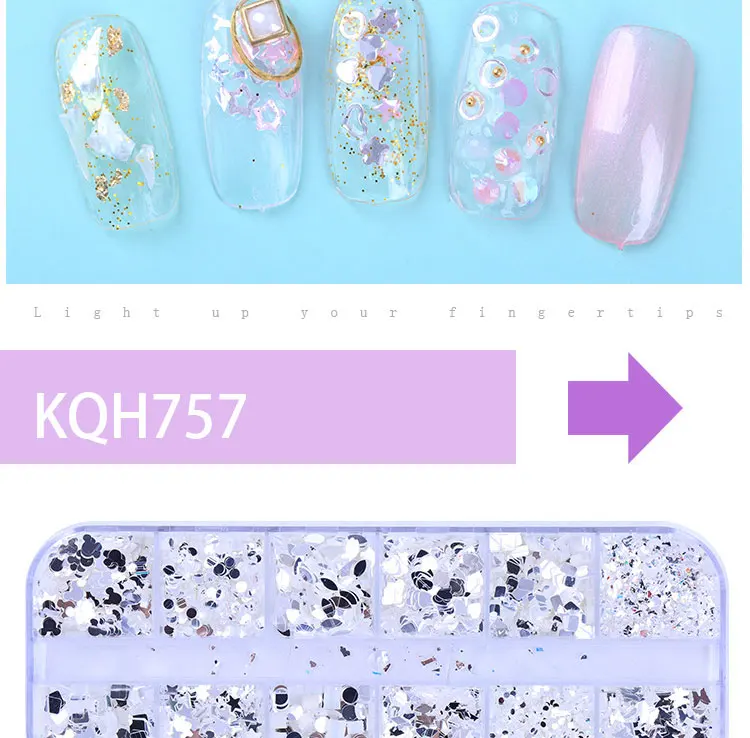1 коробка, мульти размер, сделай сам, блестка для ногтей, Плоские наклейки, 3D дизайн ногтей, украшения, очаровательные наклейки, Стразы для ногтей, аксессуары для маникюра