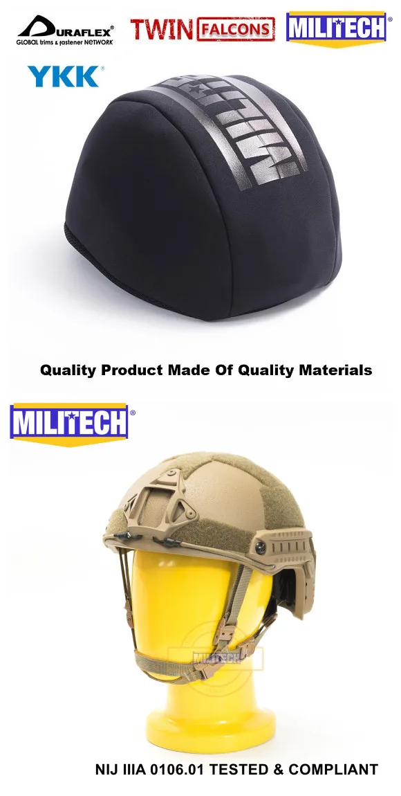 L-XL Helmet With Bag ISO сертифицированный MILITECH CB NIJ уровень IIIA 3A Быстрый OCC лайнер высокий XP Cut пуленепробиваемый арамидный баллистический шлем с 5 лет гарантии - Цвет: L-XL Helmet With Bag