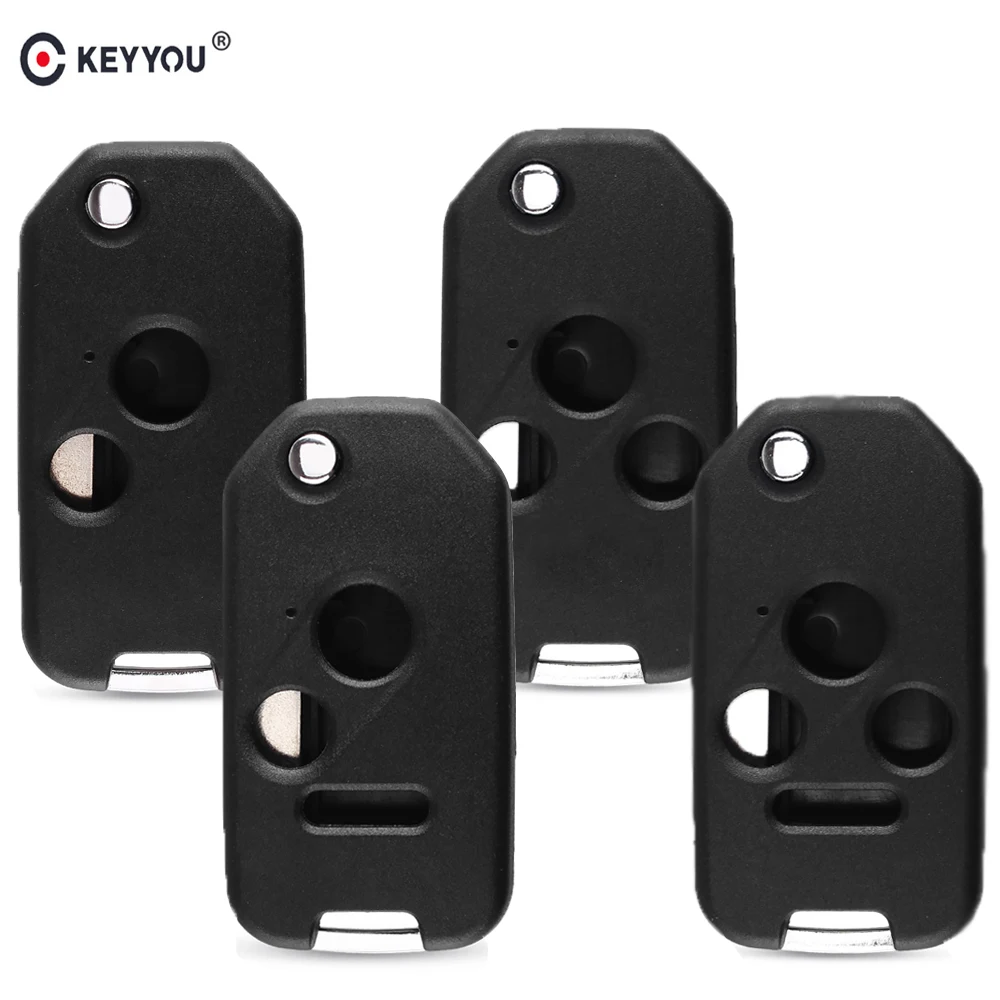 Раскладной чехол KEYYOU с 4 кнопками и пультом дистанционного управления 2/3 + 1|Ключ