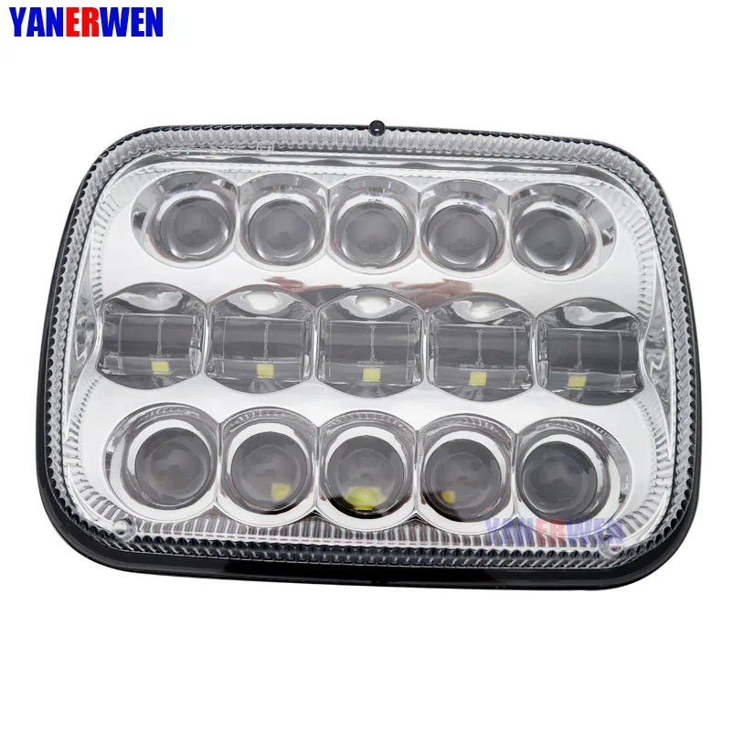 Прямоугольные 5x7 6x7 светодиодные фары 7x6 Led герметичный луч H6054 H5054 6052 для Jeep Wrangler YJ