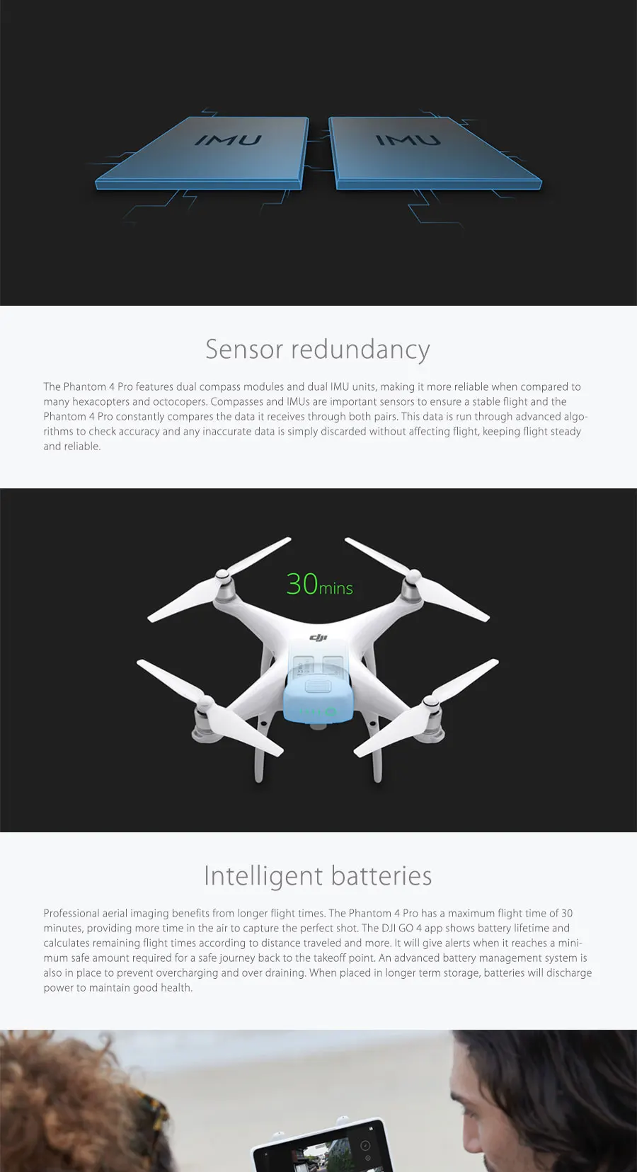 Дрон DJI Phantom 4 Pro+(включает дисплей) с камерой 4K HD 60fps 1 дюйм 20MP CMOS 5 направление датчик препятствий Quadcopte