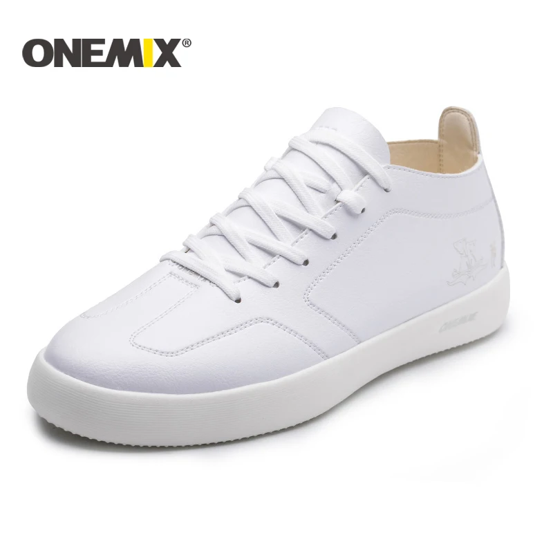 Кроссовки ONEMIX мужские для скейтборда легкая обувь треккинга мягкие кожаные