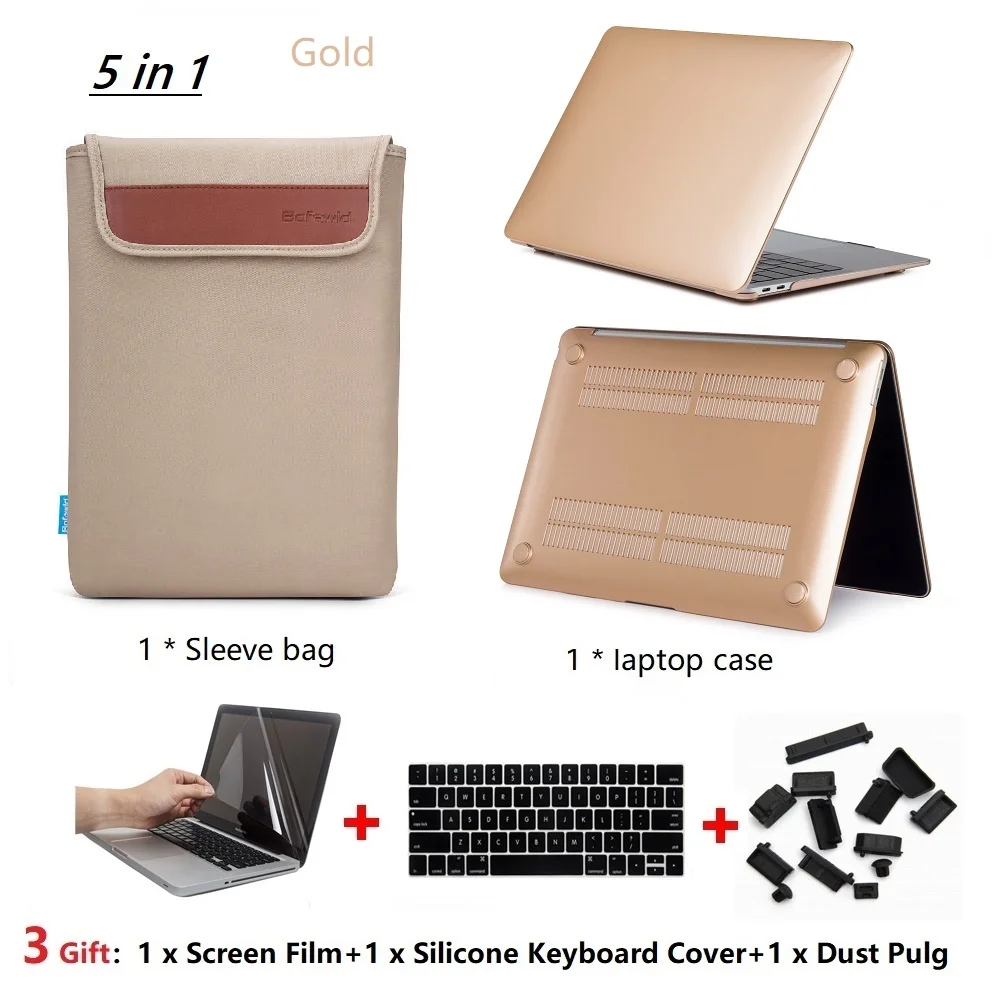 Чехол для ноутбука + чехол клавиатуры защита экрана пылезащитный 11 12 13 15 дюймов