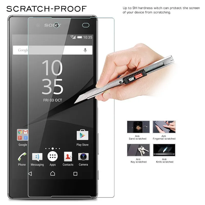 2 шт. закаленное защитное стекло для Sony Xperia Z5 Premium Dual E6833 E6853 E6883 Z5P plus | Мобильные