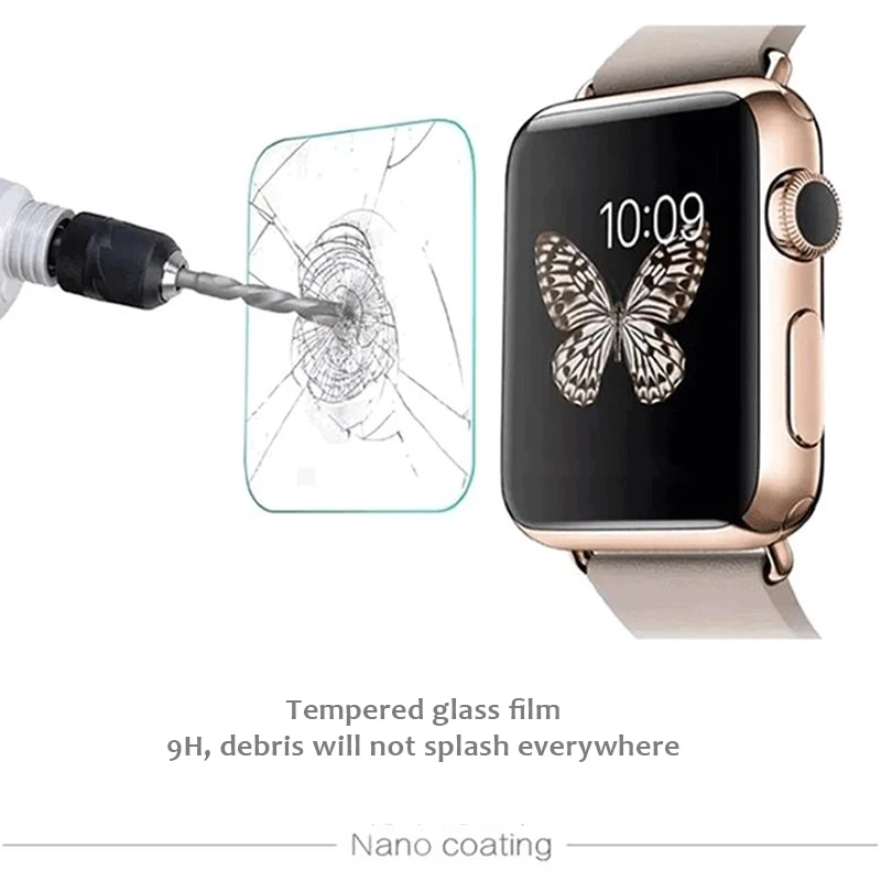 2 шт./лот 2.5D 9H закаленное стекло для iWatch 38 мм 42 40 44 Защитная пленка Apple Watch Series 1 3 4 |