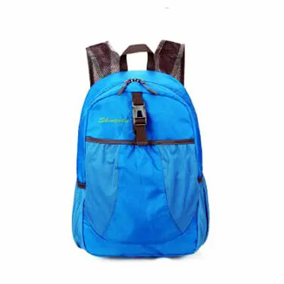Blue Походная альпинистская Сумка 40л, женский складной рюкзак для путешествий, Мужская Профессиональная велосипедная сумка, нейлоновая Водонепроницаемая спортивная сумка на плечо - Цвет: Blue