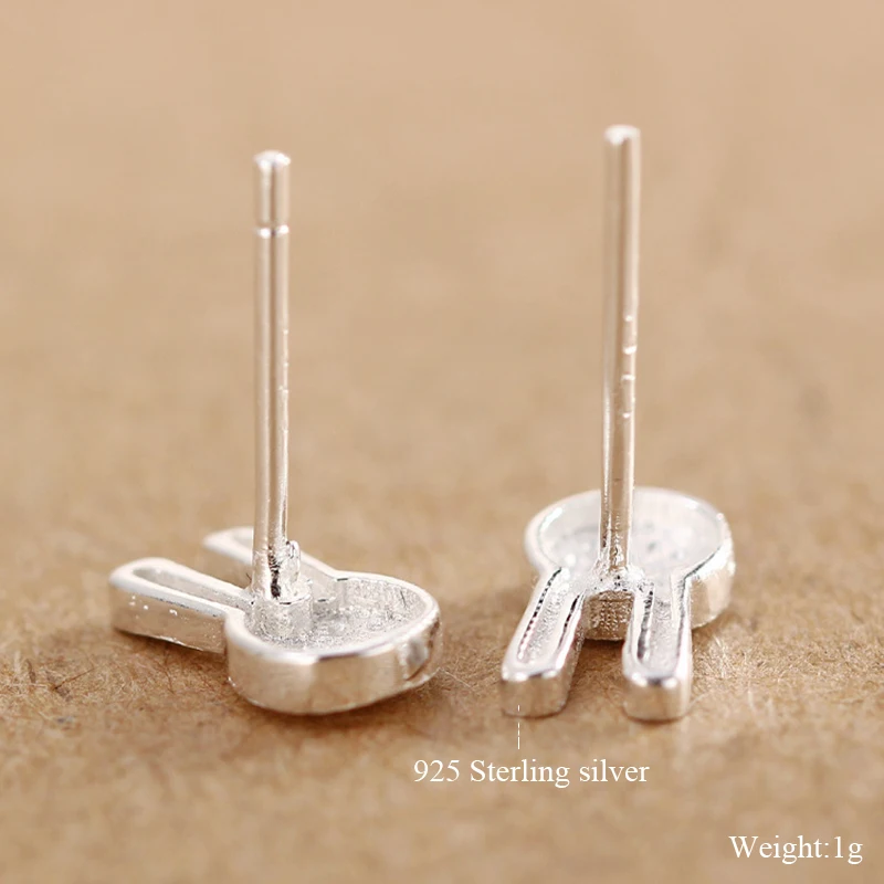 Женские серьги-гвоздики уникального дизайна с милым животным Кроликом подарок