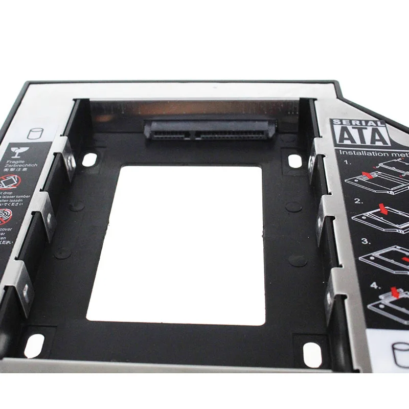 Новый оригинальный 2 й vw HDD Caddy 12 7 мм 5 &quotSATA 3 0&quot SSD чехол Корпус жесткого диска +