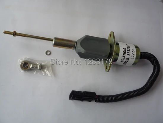 Электротопливо отключение Запуск соленоида RE53507 остановки для JOHN DEERE|solenoid