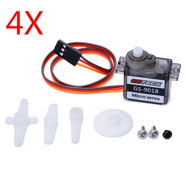 4X GOTECK GS-9018C микро сервопривод 9g 1 5 кг для моделей RC | Игрушки и хобби