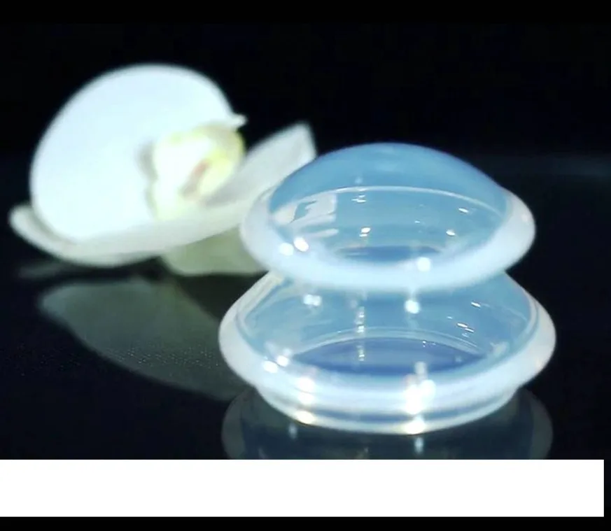 2 шт. прозрачный силиконовый вакуумный медицинские банки уход за кожей лица