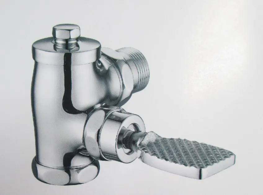 

Full copper into the corner of the corner pedal flush valve small angle flusher 90 degrees pedal flush valve self-closing delay