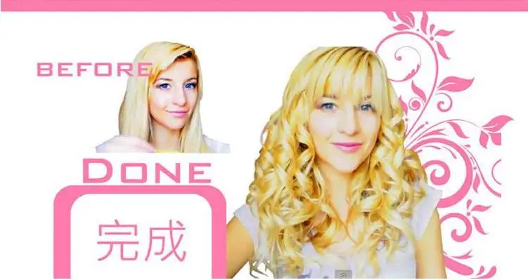 

2.5CM*65CM DIY magic hair curler roller as curly hair divider modelling curl tool for hairdresser styling tool in hair salon