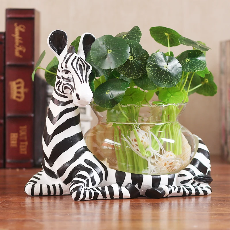 Современный из прозрачного стекла ваза индивидуальная гидропонная Цветочная