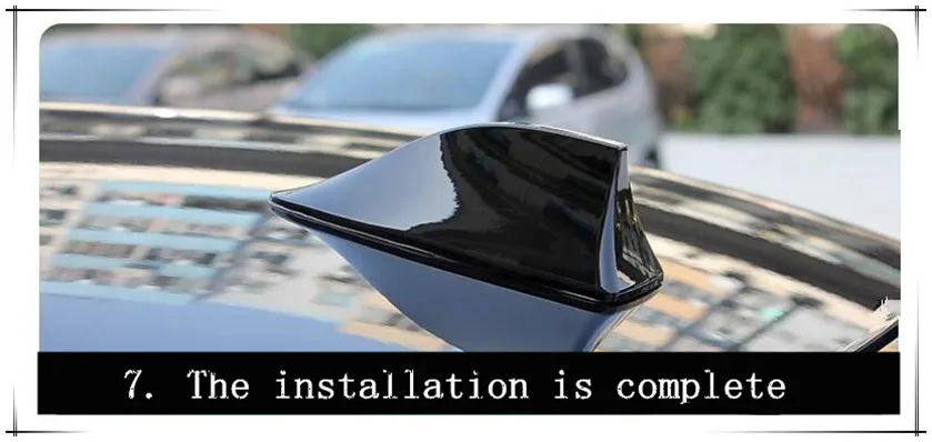 

New Style Car Styling Car Shark Fin Stickers For BMW F52 E82 F46 F45 F23 F22 F34 F30 F31 E92 E93 F33 F10 E63 F01h Accessories